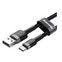 Изображение товара «Кабель Basues USB For Type-C 3A 2M Cafule Cable Black/Grey» №5