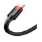 Изображение товара «Кабель Basues USB For Type-C 3A 2M Cafule Cable Black/Grey» №2