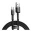 Изображение товара «Кабель Basues USB For Type-C 3A 2M Cafule Cable Black/Grey» №8