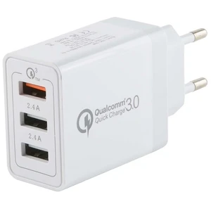 Изображение товара «Сетевое зарядное устройство Red Line Tech 3 USB QC 3.0 NQC-3A Белый»