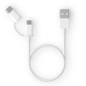 Изображение товара «Кабель ZMI USB - microUSB / USB Type-C (AL501) 1 м White»