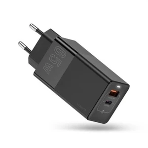 Изображение товара «Сетевое зарядное утройство KUULAA KL-CD14 65W GaN  QC3.0 USB + PD USB-C / Type-C Black»