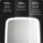 Изображение товара «Зеркало косметическое настольное Xiaomi Jordan Judy LED Makeup Mirror (NV026)» №7